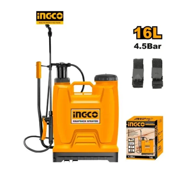 Pulvérisateur à dos - INGCO HSPP41602 - 16 Litres-6mois de garantie