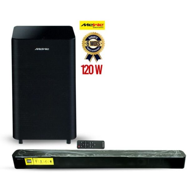 Barre de son Mewe - 120W - MSB120A - Bluetooth - Garantie 6mois