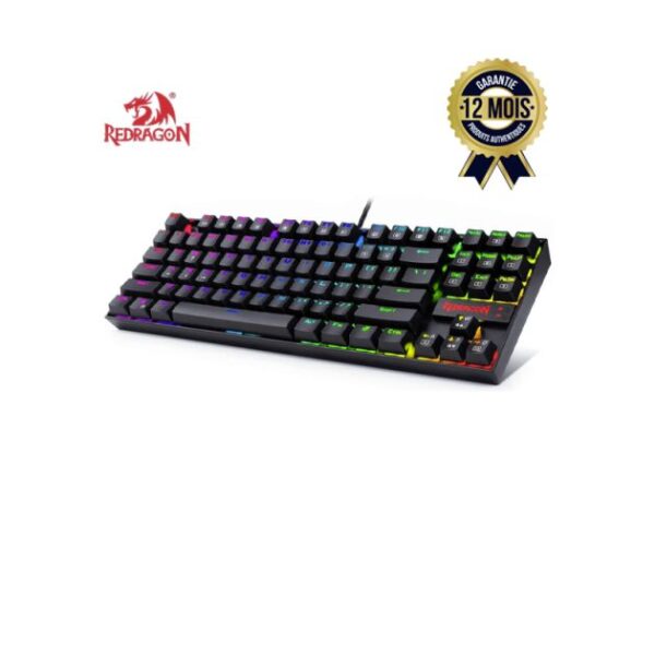 Clavier gaming mécanique RGB - Switch red - TKL - USB - 6 mois