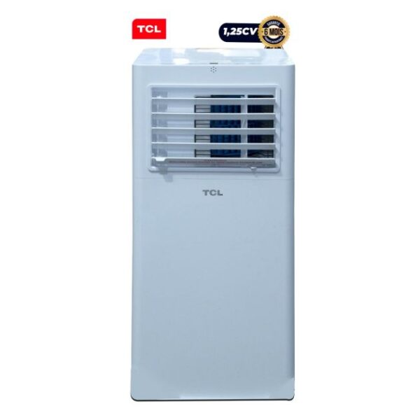 Climatiseur Portatif TCL - TAC-09CPA/SL2 - 9000 BTU - 1,25 CV - Gaz R410A - Refroidissement - Mobile - Garantie 6 mois