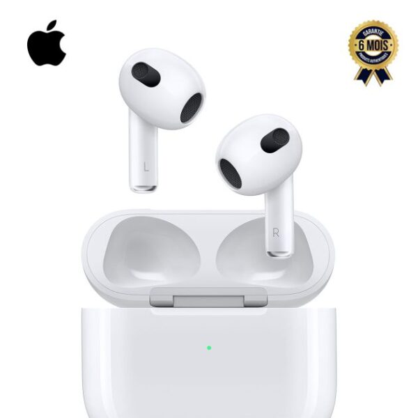 Écouteur sans fil - Apple AirPods Pro 3 - Réduction active du bruit - IP57 - Détection du rythme cardiaque, audio spatial, chargement USB-C - Garantie 6 Mois