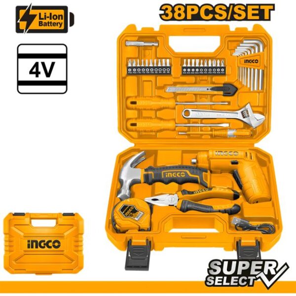 Ensemble d'outils INGCO HKTHP10381 - Set de 38 pièces