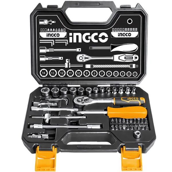 Jeu de 45 douilles 1/4" - INGCO HKTS14451