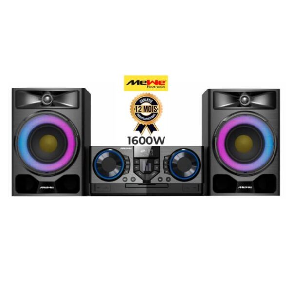 Mini Home cinéma – MEWE -MHF2001 – HIFI - 1600W – Woofer 8" – Bluetooth – HDMI – Microphone – Réglages basses – Garantie 12 mois