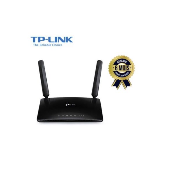 Modem routeur 4G LTE - TP-Link TL-MR6500v - WiFi N300 - Avec téléphonie - 300Mbps - 32 utilisateurs - 6mois de garantie
