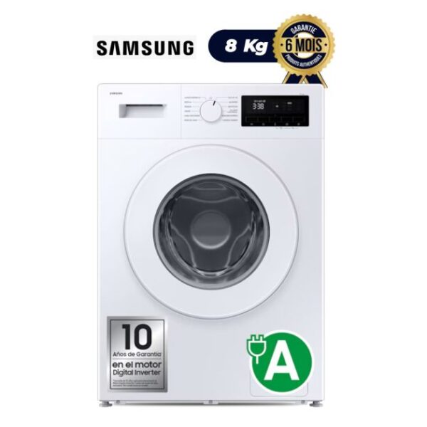 Lave-linge séchant Samsung - 8kg/5kg - EcoBubble - Add Wash - 12 mois