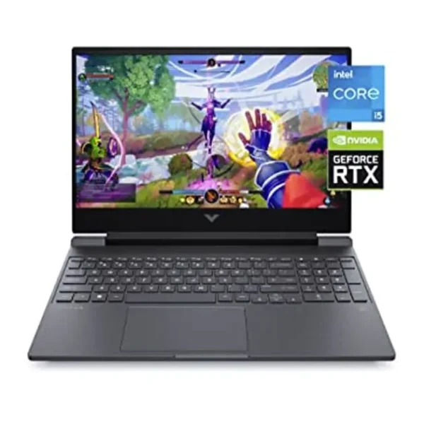 HP Victus 15 Ecran 15.6" FHD Processeur Intel Core i5-12th, 8GB Ram 512GB SSD NVMe, NVIDIA GeForce RTX 3050 4GB GDDR6,Qwerty Windows 11