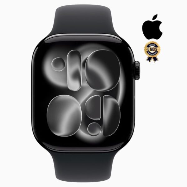 Montre connectée Apple watch series 11 GPS 46mm - 64Go - Boitier en aluminium - Bracelet sport - M/L - Garantie 6 Mois