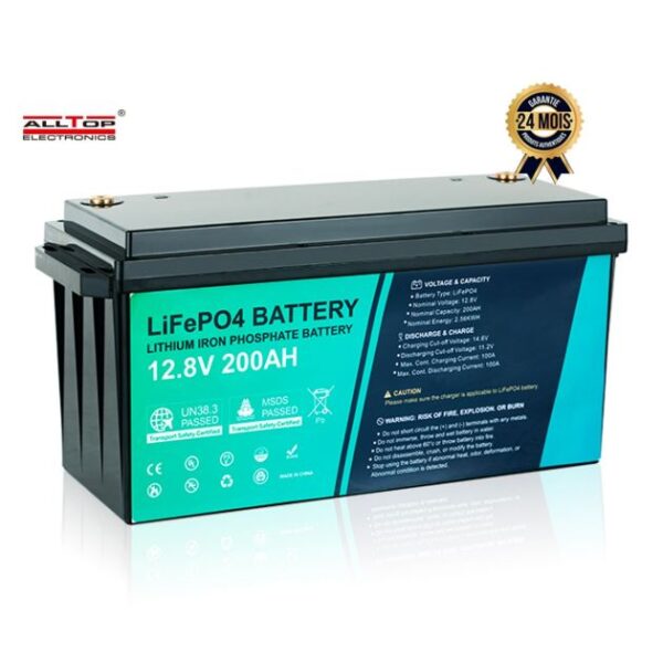 Batterie Solaire 200AH - ALLTOP LF12200-01 - 12 mois