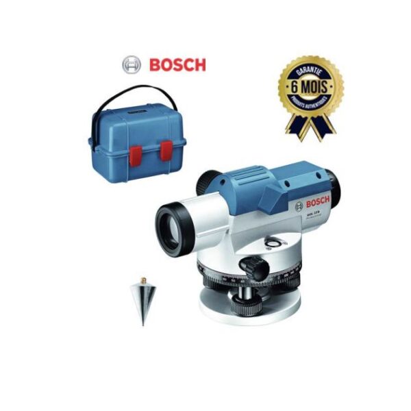 Niveau optique Bosch Professional GOL 32 D - Portée jusqu’à 120 m - 6 Mois