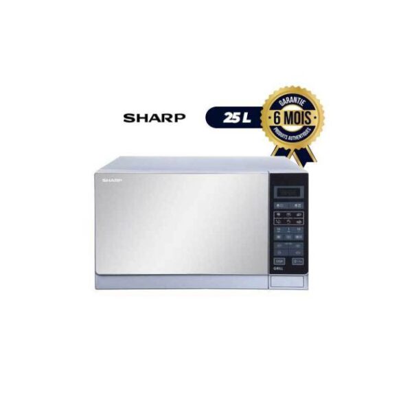 Four à Micro-ondes Avec Grill - Sharp R-75 - 25 Litres - 1000W - Inox - 6 mois
