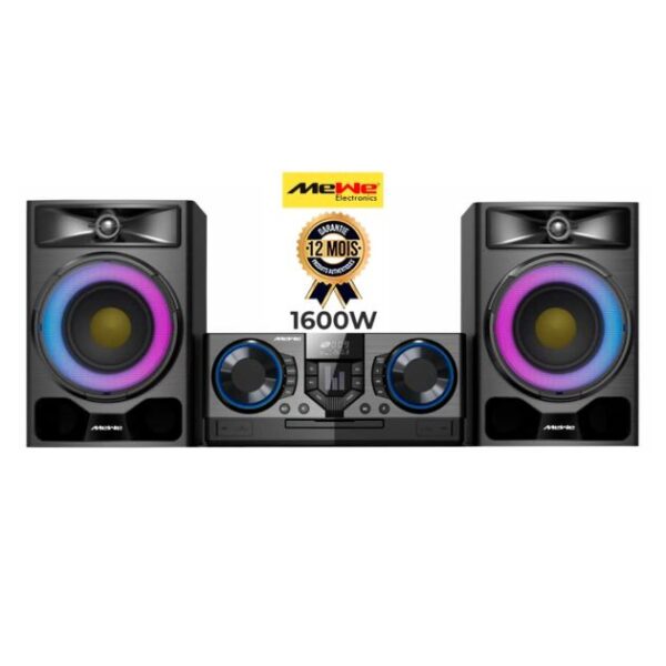 Mini Home cinéma – MEWE -MHF2001 – HIFI - 1600W – Woofer 8" – Bluetooth – HDMI – Microphone – Réglages basses – Garantie 12 mois