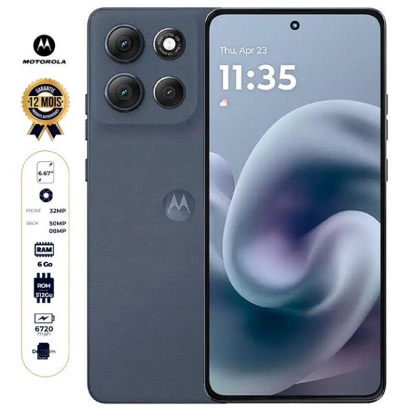 Motorola - Moto G86 Power - 512 Go ROM - 8 Go RAM - Écran P-OLED - 120Hz - Double capteur 50MP - Batterie 6720mAh - Garantie 12 mois