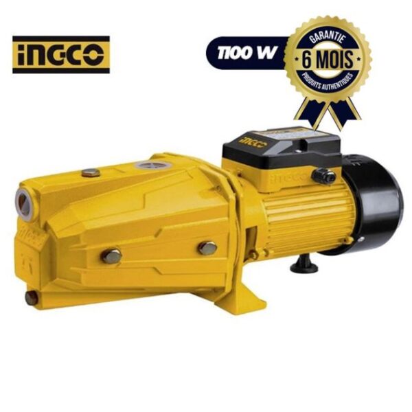 Pompe à Jet 1100W 1.5HP - INGCO JP11008 - 06 mois de garantie