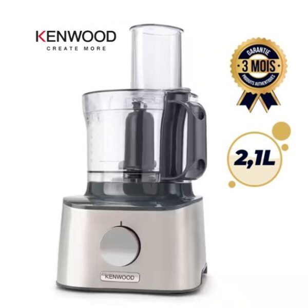 Robot culinaire Multifonction - KENWOOD - FDM301SS FP - 2.1 litres - 800 Watts - Argent/Noir - Garantie 03 mois