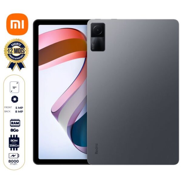 Tablette Xiaomi Redmi Pad SE - 256 Go - 8 Go RAM - 11 pouces - Wifi - IPS LCD, 90Hz - 8 MP/5 MP - 8000 mAh 18W - Garantie 12 Mois