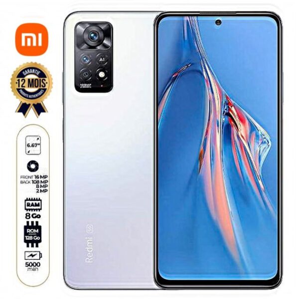 Xiaomi Redmi Note 11E Pro 5G - 128 Go - 8 Go RAM - 6.67" - 2 SIM - 108MP+8MP+2MP/16MP - 5000mAh - Version Chinoise - 12 mois de garantie